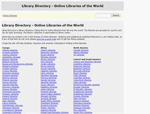 Tablet Screenshot of librarydir.org